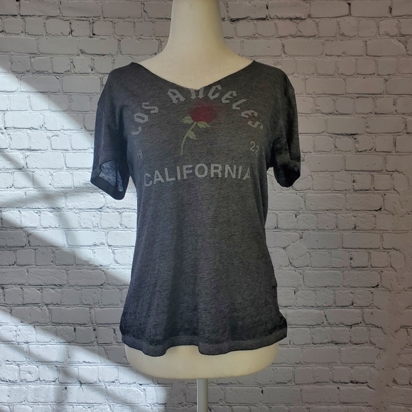 HOLLISTER Grey Womens Tee Shirt sz. Small - Picture 5 of 7